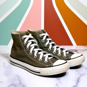 Converse High Top Shoes - Gray - Women’s Size 7, Men’s Size 5